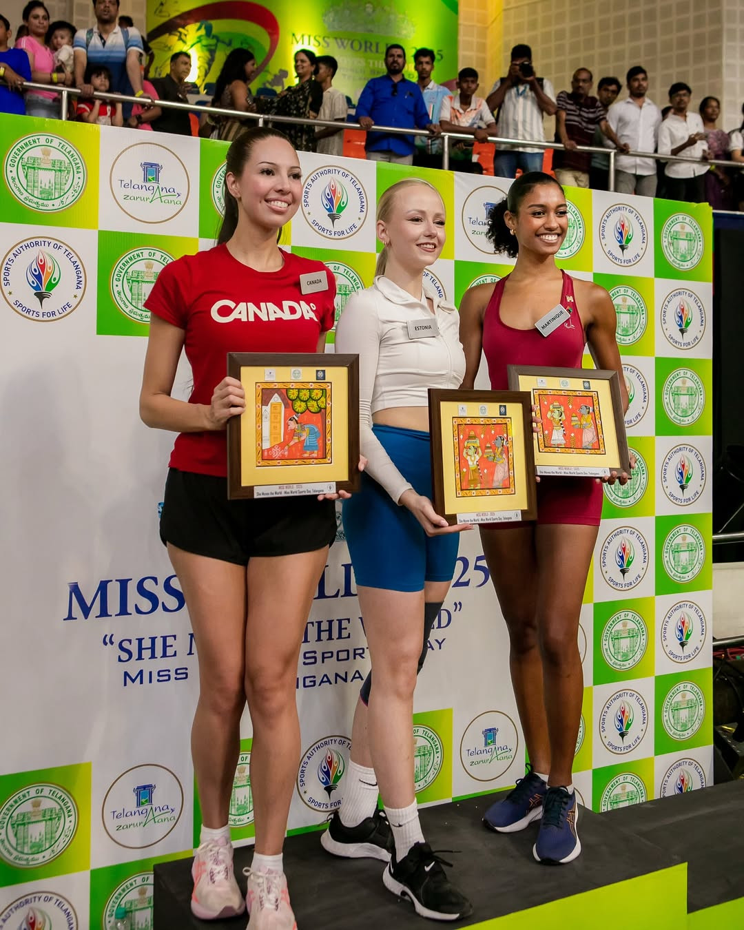 Ngày 17/5 đã diễn ra phần thi Người đẹp thể thao với chiến thắng thuộc về người đẹp Estonia - Eliise Randmaa. Ban tổ chức đã công bố cô giành tấm vé vào thẳng top 10 của khu vực châu Âu. Như vậy, đại diện Estonia là cô gái đầu tiên được vào thẳng top 40 trong chung kết Hoa hậu Thế giới 2025 diễn ra ngày 31/5.