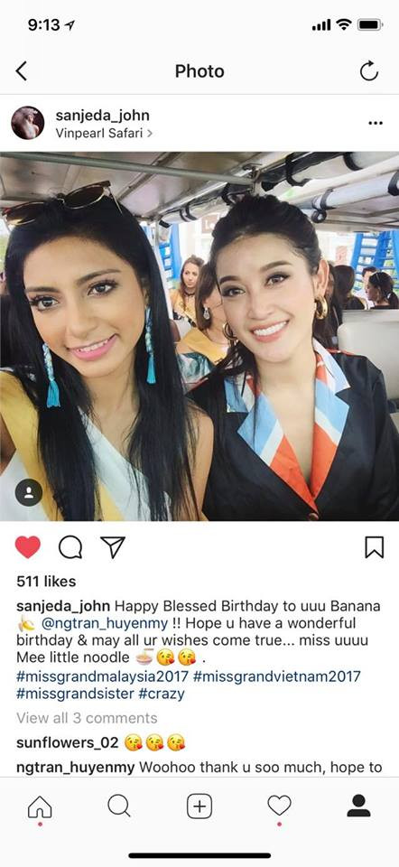 Loạt người đẹp hoa hậu Hoà bình chúc mừng sinh nhật Huyền My ảnh 4