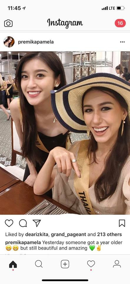 Loạt người đẹp hoa hậu Hoà bình chúc mừng sinh nhật Huyền My ảnh 2