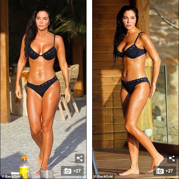 Đường cong 'bỏng rẫy' của nữ giám khảo X-Factor với bikini ảnh 1