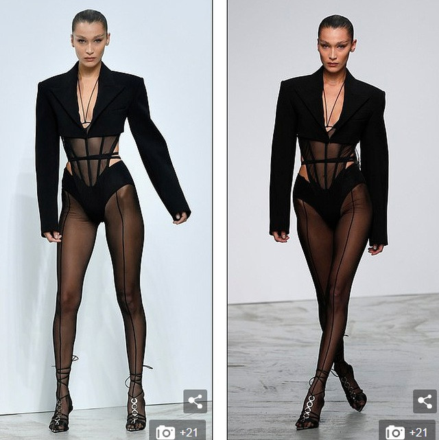 Bella Hadid kiêu sa, đẹp như tạc tượng hút mọi ánh nhìn trên đường băng ảnh 1
