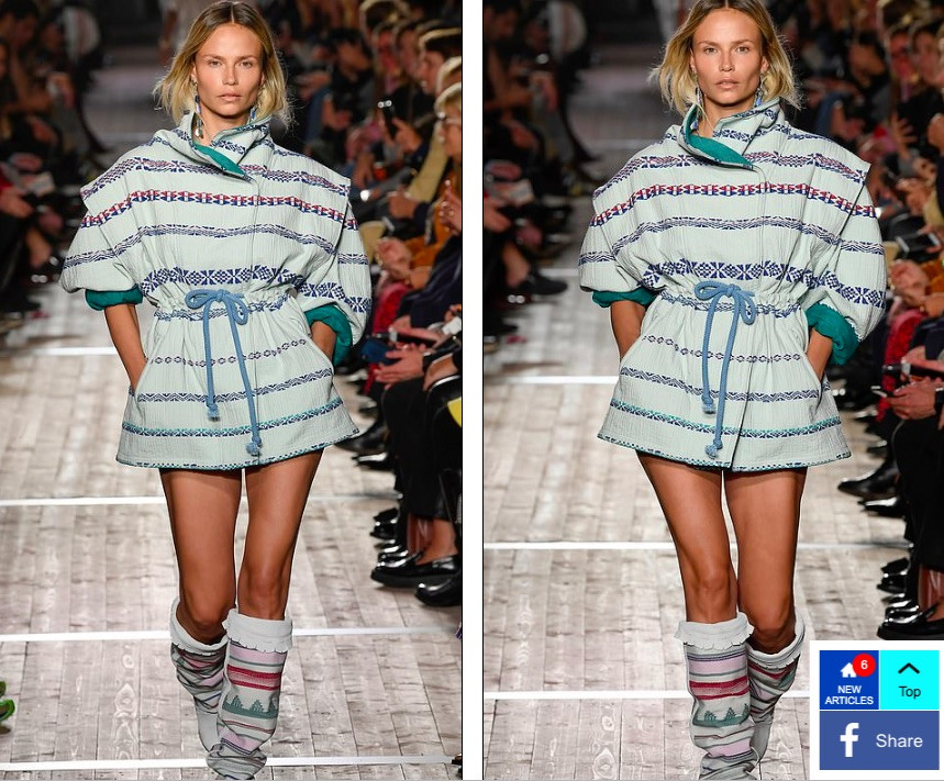 Con gái Cindy Crawford mặc nội y khoe ngực đầy, eo thon hút mắt trên sàn catwalk ảnh 8