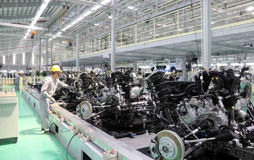 Ngày 5/5/2019, Công ty Cổ phần Ôtô Trường Hải (Thaco) khánh thành nhà máy xe du lịch cao cấp và ra mắt mẫu xe đa dụng châu Âu thương hiệu Peugeot Traveller (Pháp). (Ảnh: Đỗ Trưởng/TTXVN) Ngày 5/5/2019, Công ty Cổ phần Ôtô Trường Hải (Thaco) khánh thành nhà máy xe du lịch cao cấp và ra mắt mẫu xe đa dụng châu Âu thương hiệu Peugeot Traveller (Pháp). (Ảnh: Đỗ Trưởng/TTXVN)