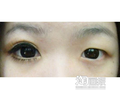 Chắc chắn bạn không thể tin được mắt một mí khi đã trang điểm thành hai mí như trên hình ảnh