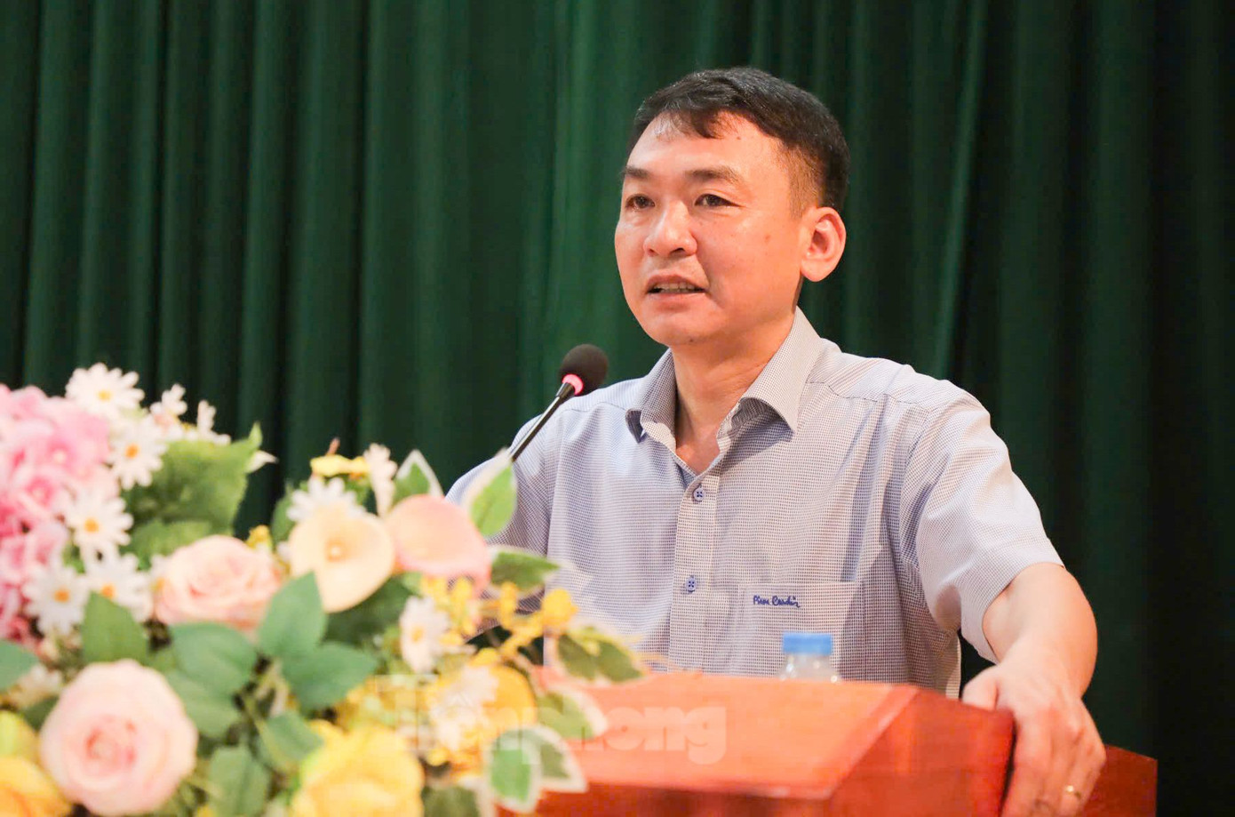 Ông Hoàng Minh Hiến, Phó Chủ tịch Thường trực UBND huyện Chương Mỹ