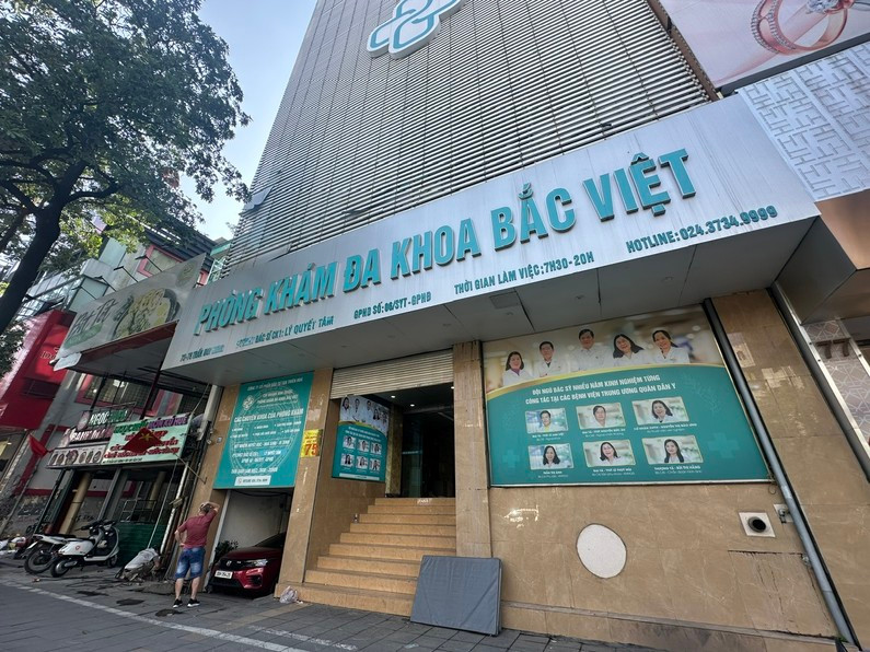 Phòng khám Đa khoa Bắc Việt, một trong những cơ sở y dược ngoài công lập bị Sở Y tế Hà Nội xử lý. Phòng khám Đa khoa Bắc Việt, một trong những cơ sở y dược ngoài công lập bị Sở Y tế Hà Nội xử lý.