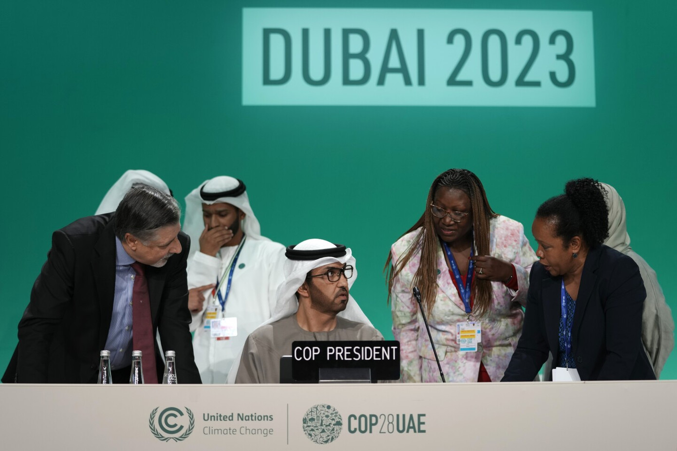 Cuộc đàm phán về khí hậu của Liên Hợp quốc COP 28 đang diễn ra tại Dubai. (Ảnh: AP) Cuộc đàm phán về khí hậu của Liên Hợp quốc COP 28 đang diễn ra tại Dubai. (Ảnh: AP)