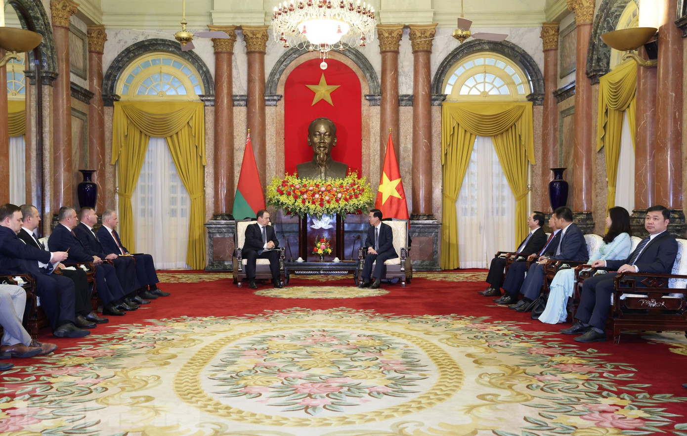 Toàn cảnh cuộc tiếp. (Ảnh: Như Ý)