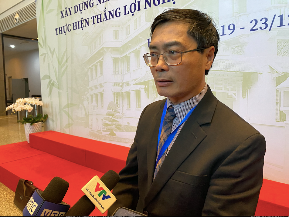 Đại sứ Việt Nam tại Ukraine Nguyễn Hồng Thạch. (Ảnh: Thu Loan)