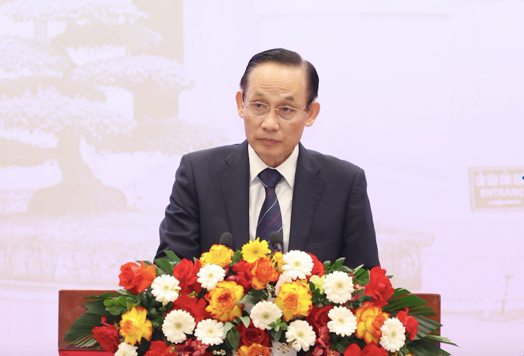 Trưởng Ban Đối ngoại Trung ương Đảng Lê Hoài Trung phát biểu tại Hội nghị. Trưởng Ban Đối ngoại Trung ương Đảng Lê Hoài Trung phát biểu tại Hội nghị.