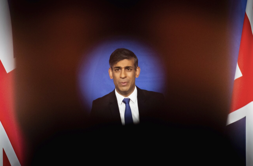 Thủ tướng Anh Rishi Sunak. (Ảnh: AP)