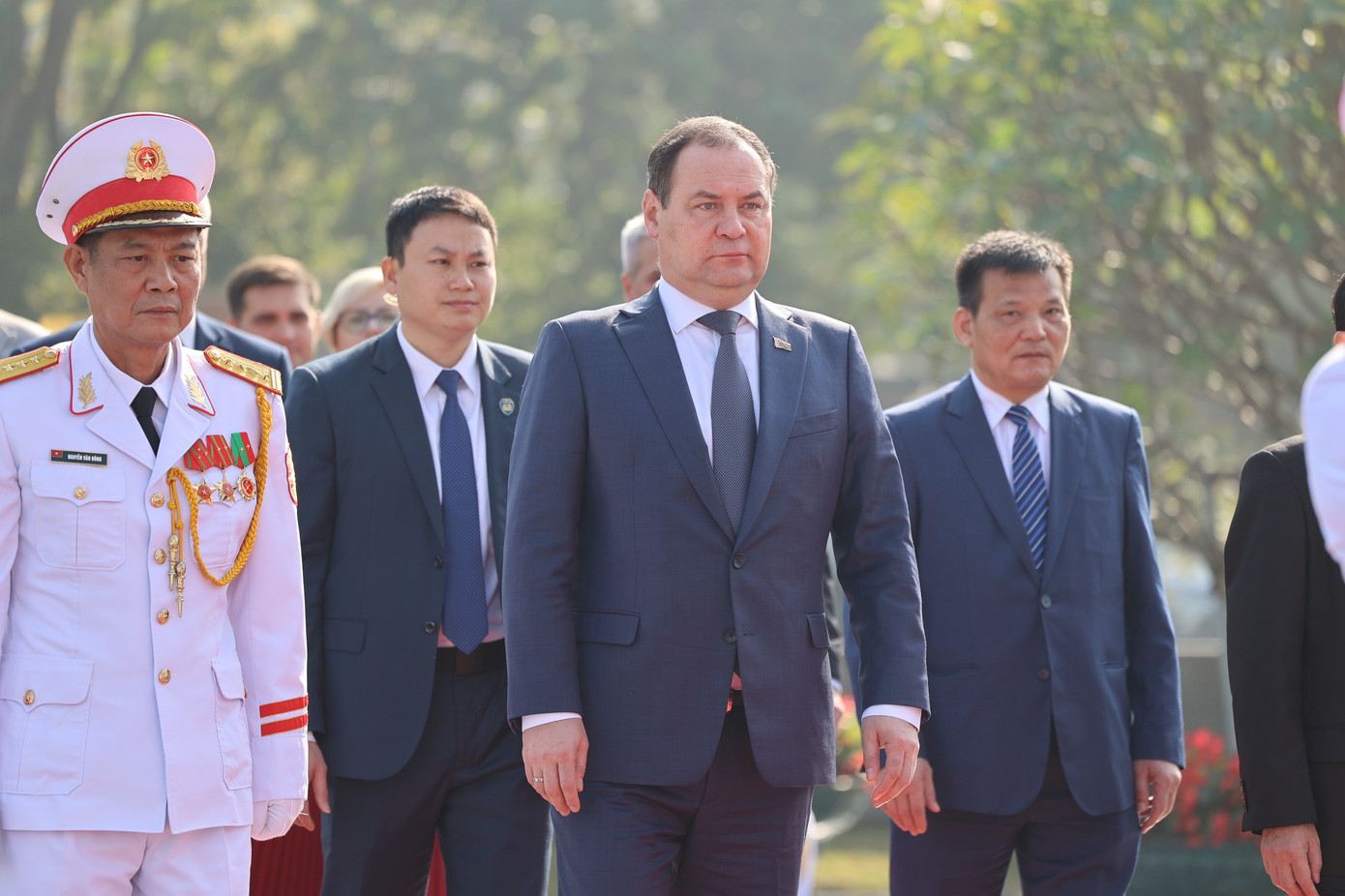 Đây là lần đầu tiên Thủ tướng Belarus thăm Việt Nam trên cương vị người đứng đầu chính phủ Belarus. (Ảnh: Như Ý) Đây là lần đầu tiên Thủ tướng Belarus thăm Việt Nam trên cương vị người đứng đầu chính phủ Belarus. (Ảnh: Như Ý)