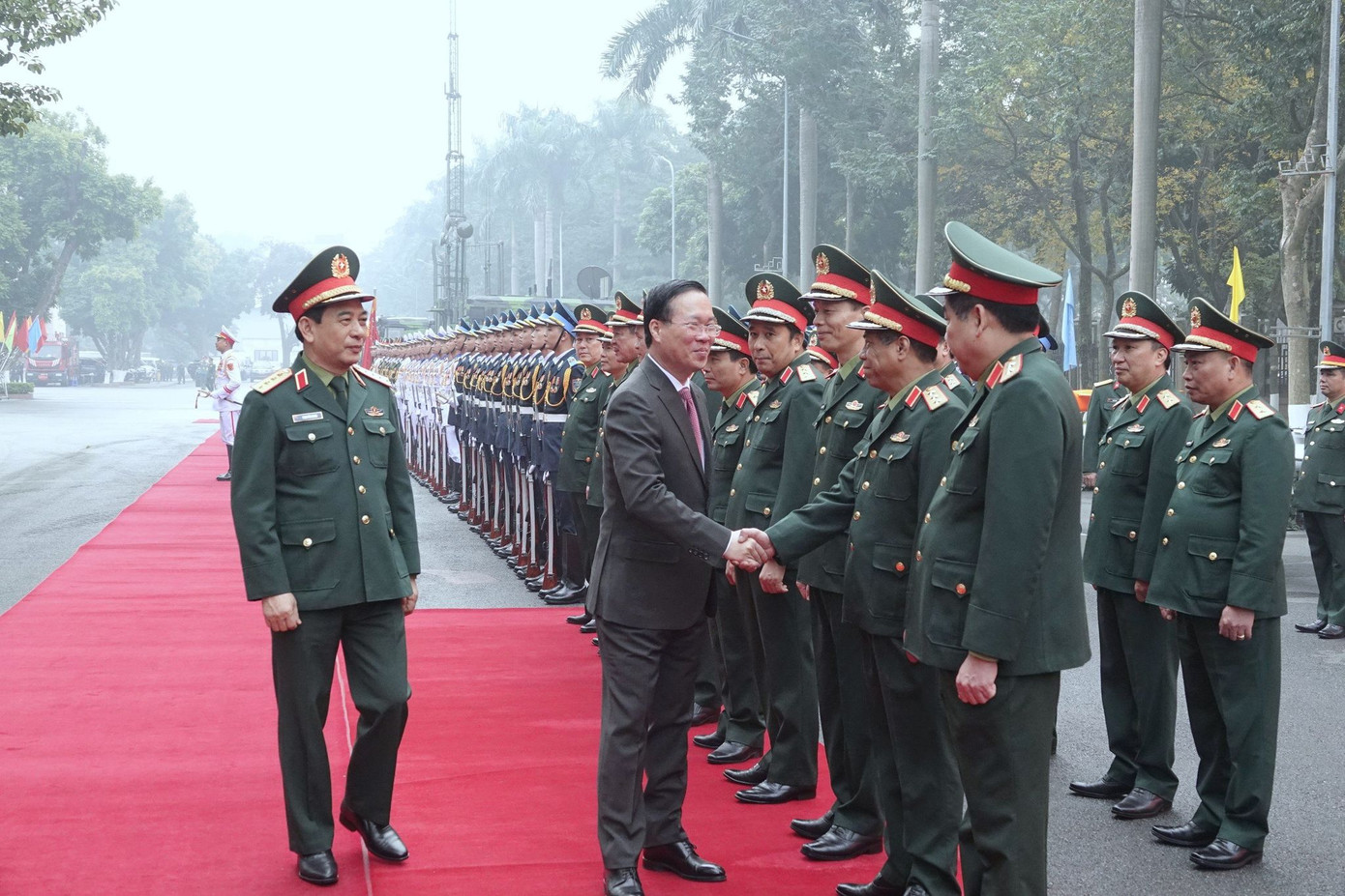 Chủ tịch nước Võ Văn Thưởng dự, chỉ đạo Hội nghị Quân chính toàn quân năm 2023. Chủ tịch nước Võ Văn Thưởng dự, chỉ đạo Hội nghị Quân chính toàn quân năm 2023.