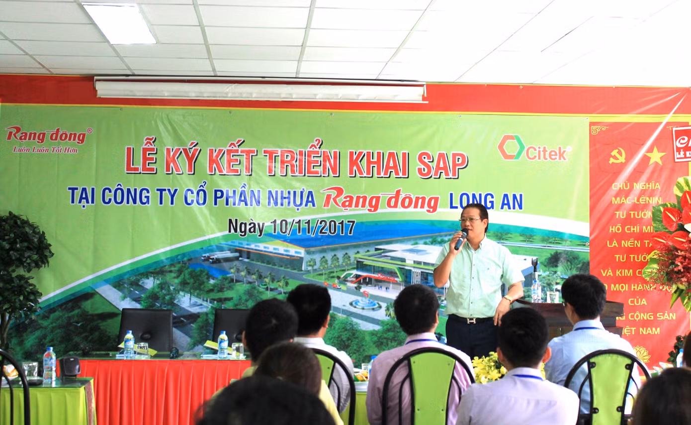 Nhựa Rạng Đông – Long An bắt tay hợp tác với Cty CP Công Nghệ Citek ảnh 2