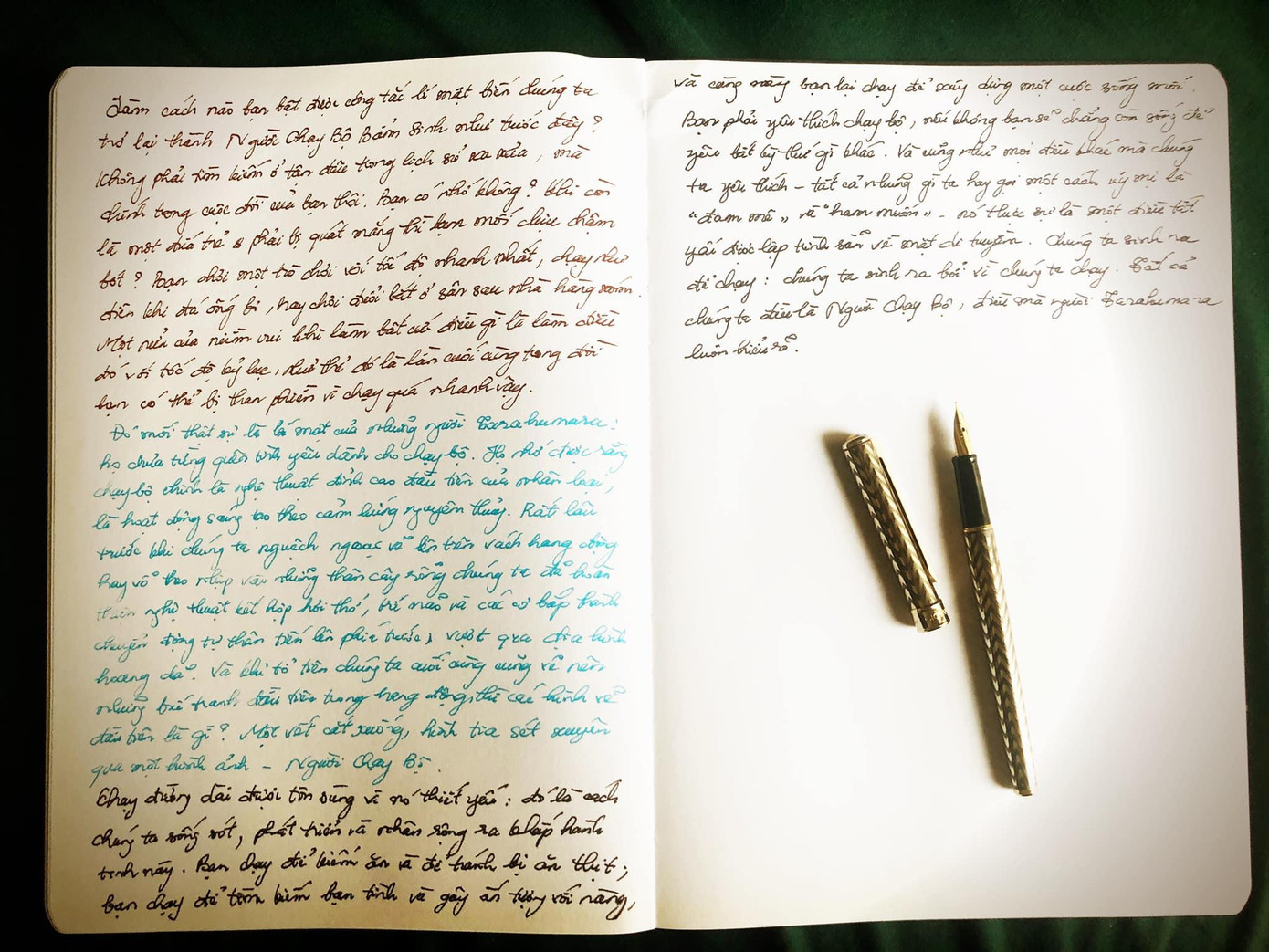 Sở thích viết tay được Hoa hậu Thu Thuỷ thường xuyên chia sẻ lên trang cá nhân.