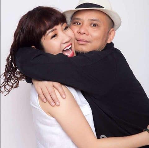 Nguyệt Hằng và ông xã Anh Tuấn.