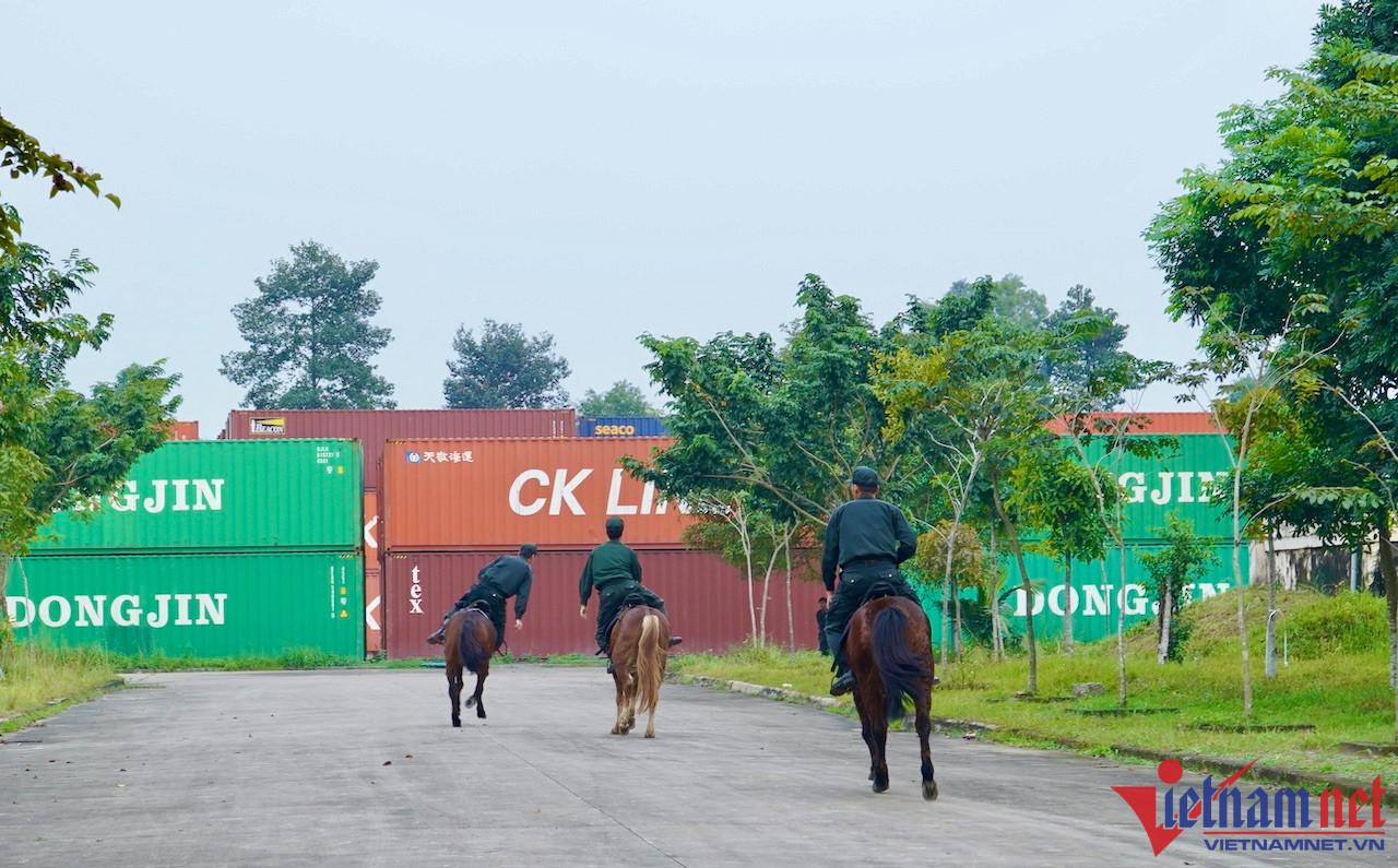 Mỗi ngày các chú ngựa sẽ được các chiến sĩ trong Đoàn CSCĐ kỵ binh của Bộ tư lệnh CSCĐ cho tập luyện nhiều động tác khó cho đến khi thuần thục để có thể hỗ trợ chiến đấu cho cảnh sát cơ động Mỗi ngày các chú ngựa sẽ được các chiến sĩ trong Đoàn CSCĐ kỵ binh của Bộ tư lệnh CSCĐ cho tập luyện nhiều động tác khó cho đến khi thuần thục để có thể hỗ trợ chiến đấu cho cảnh sát cơ động