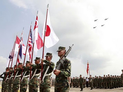 Lễ mở màn “Cobra Gold 2010” tại sân bay U-tapao, tỉnh Rayong. Ảnh: DTN News