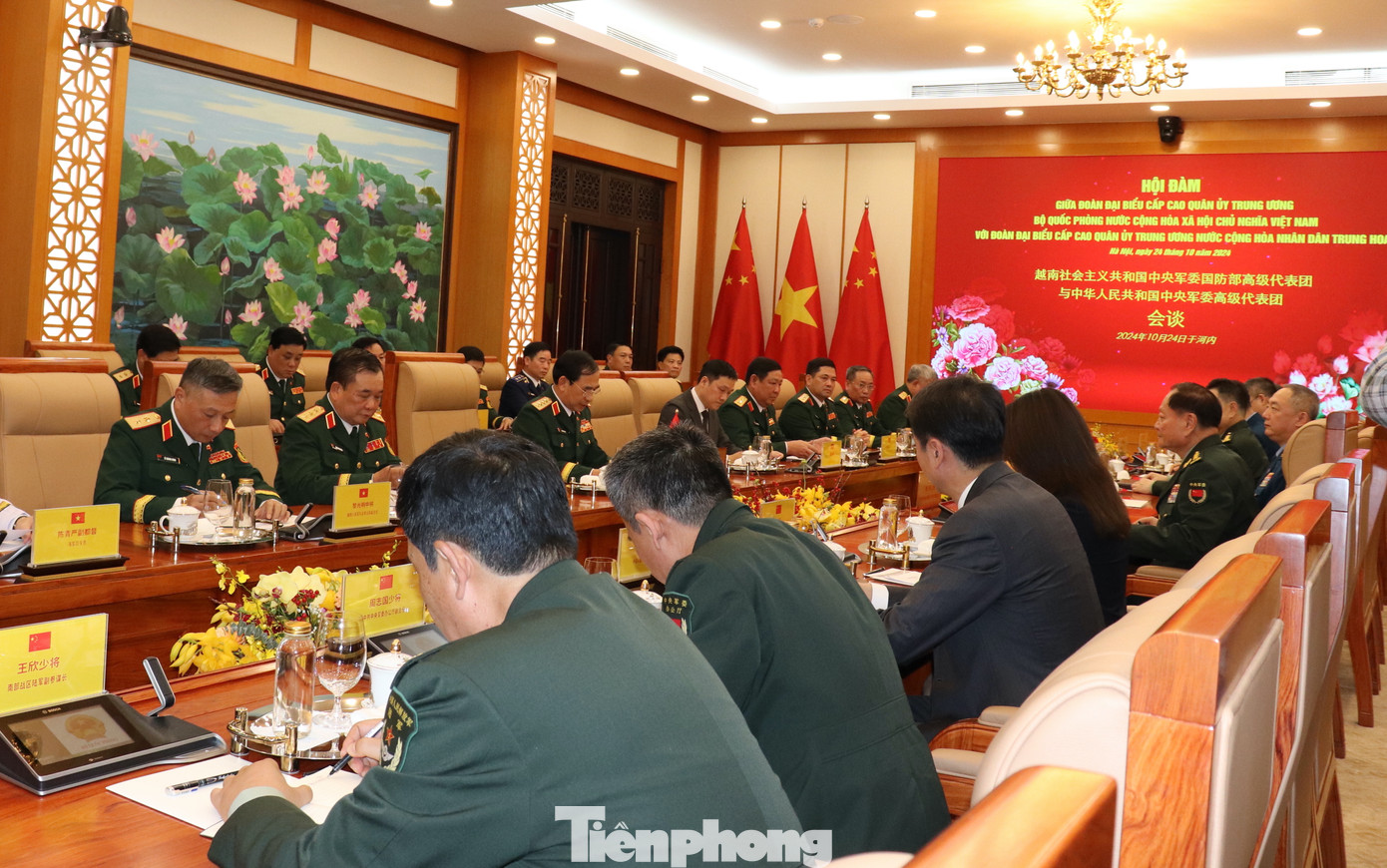 Quang cảnh hội đàm.