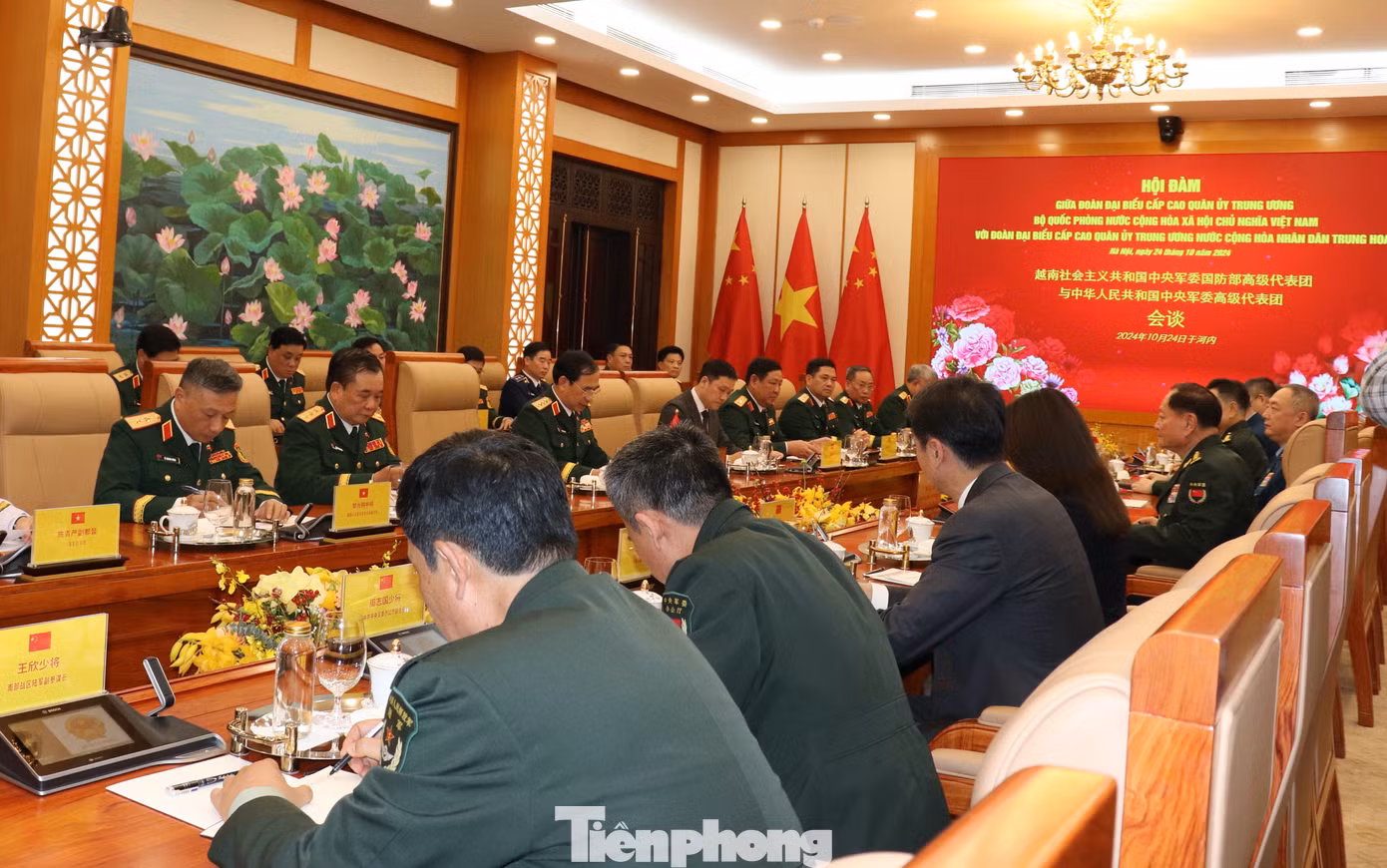 Quang cảnh hội đàm.
