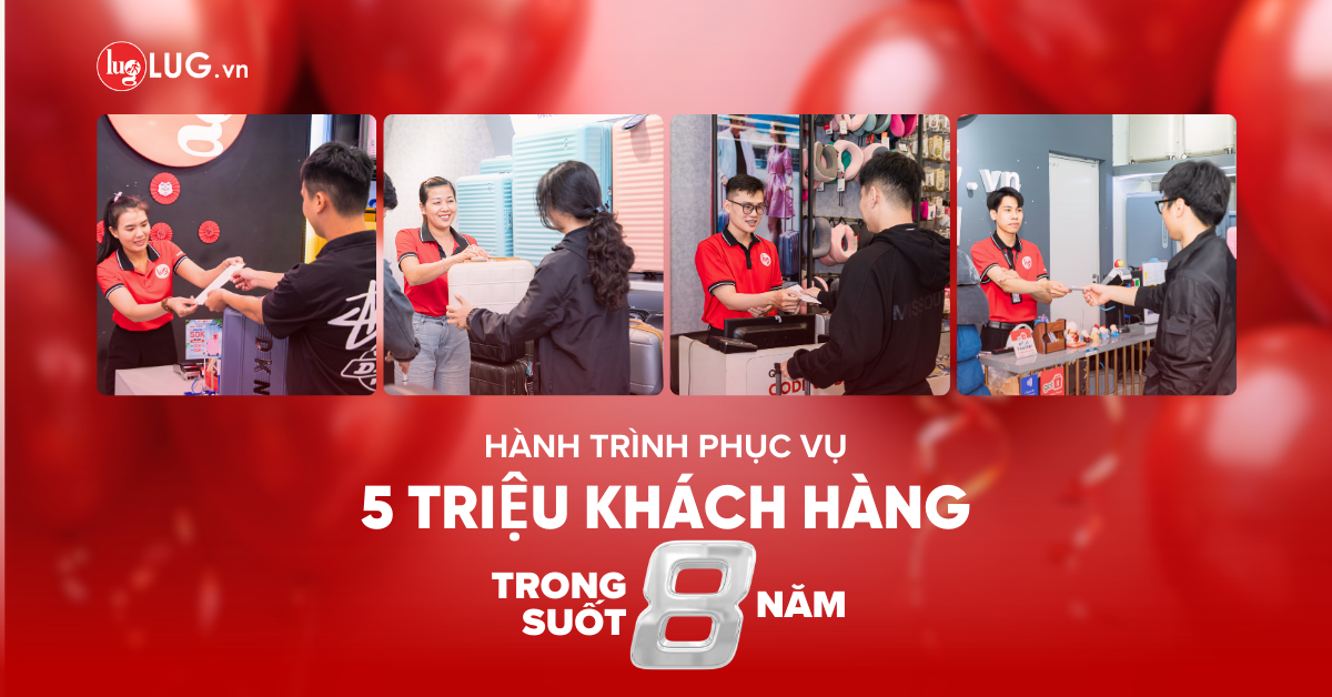 LUG đã đồng hành với 5 triệu khách hàng trong suốt 8 năm.