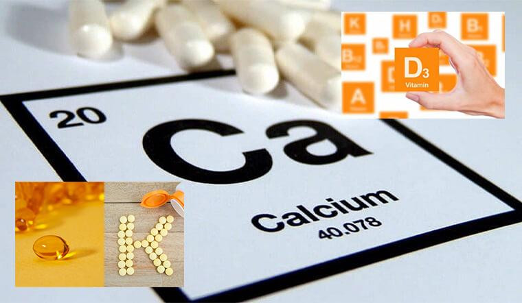 Canxi, vitamin D3 và vitamin K là 3 yếu tố quan trọng giúp duy trì sức khỏe xương khớp.
