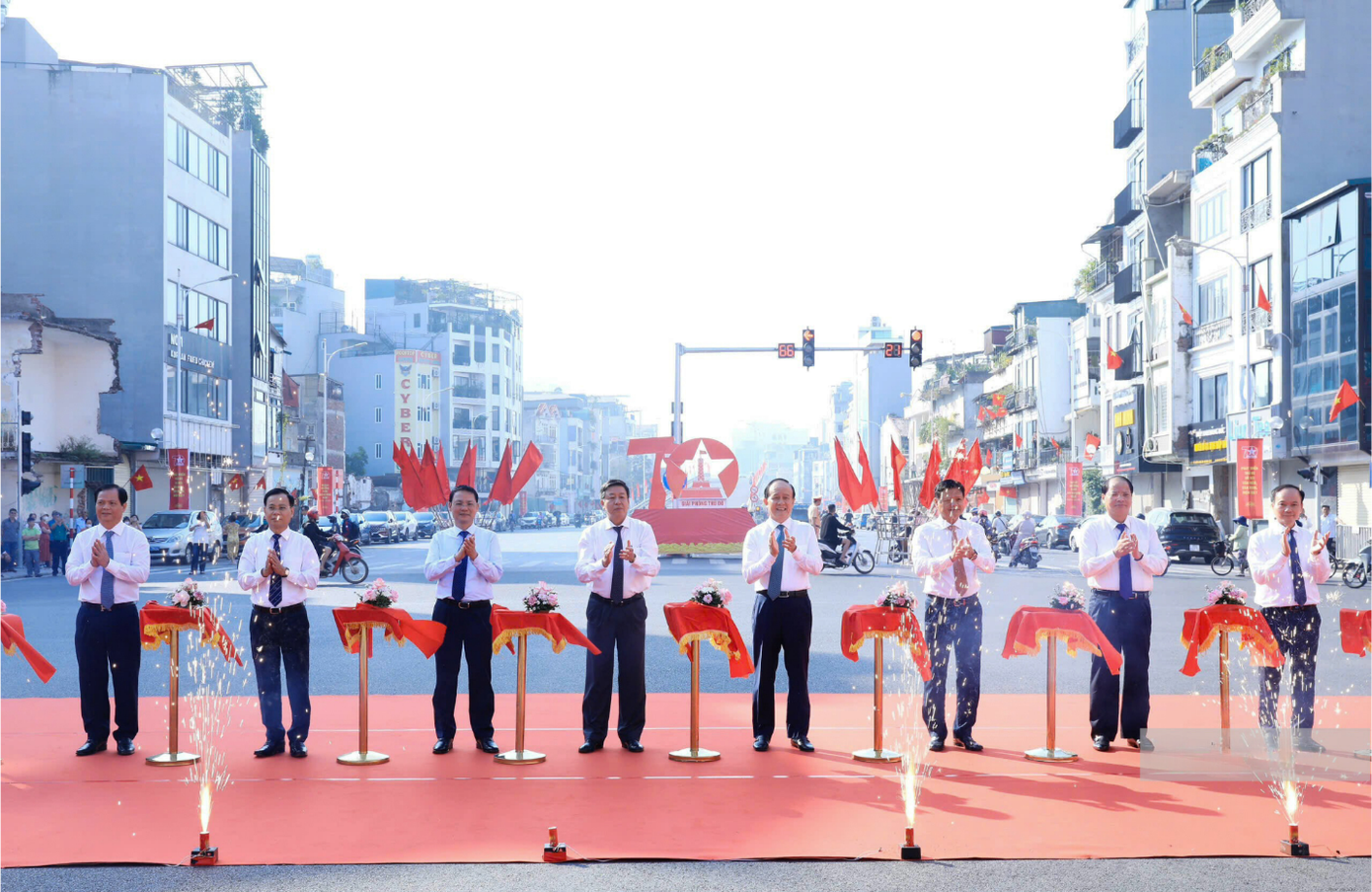 Dự án sẽ được khánh thành vào dịp kỷ niệm 70 năm Giải phóng Thủ đô.