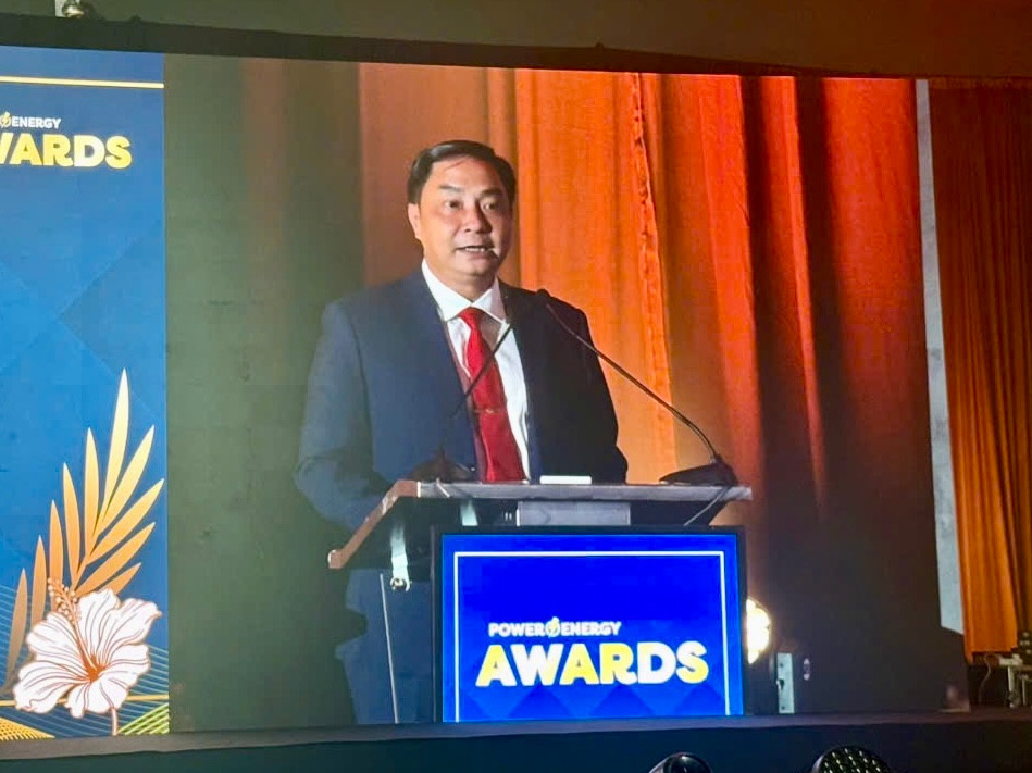 Ông Nguyễn Thanh Nhã – Phó TGĐ EVNHCMC phát biểu tại buổi lễ trao giải