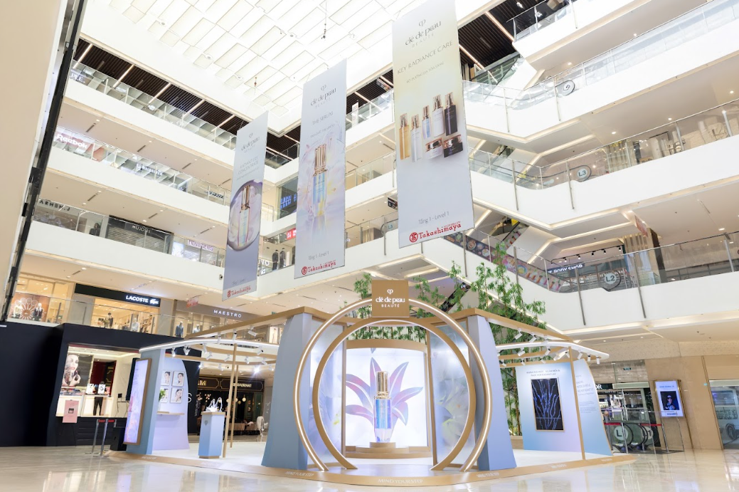 Không gian khu vực sự kiện trải nghiệm The Serum – tái sinh vẻ đẹp rạng rỡ