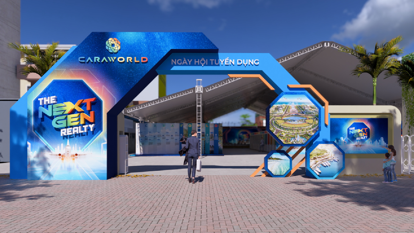 Phối cảnh ngày hội tuyển dụng bất động sản quy mô lớn nhất năm 2024