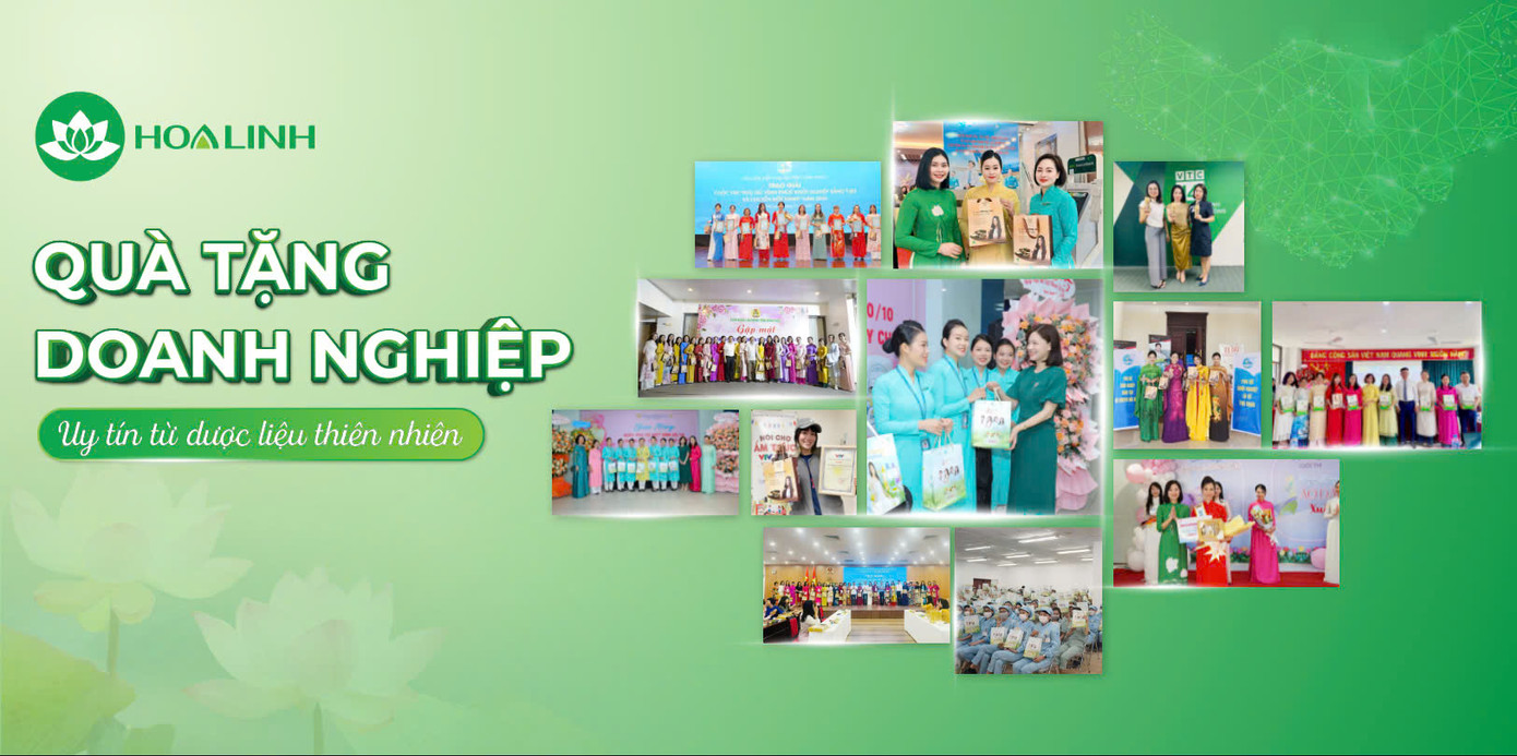 Quà tặng doanh nghiệp của Dược phẩm Hoa Linh - Uy tín từ dược liệu thiên nhiên Quà tặng doanh nghiệp của Dược phẩm Hoa Linh - Uy tín từ dược liệu thiên nhiên