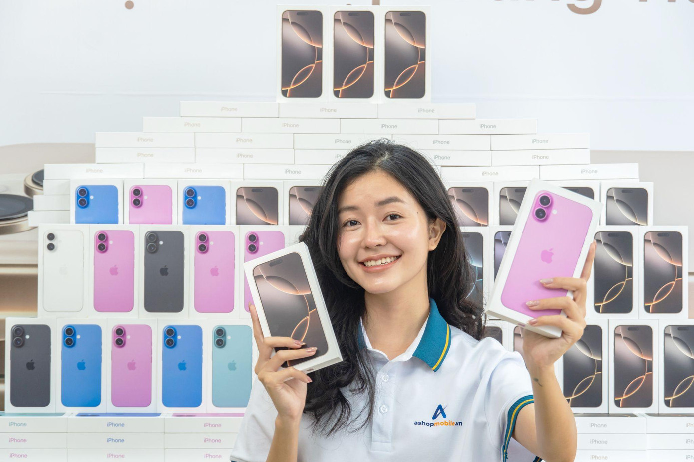 iPhone 16 Series VN/A đang có sẵn nhiều hàng tại AShop Mobile