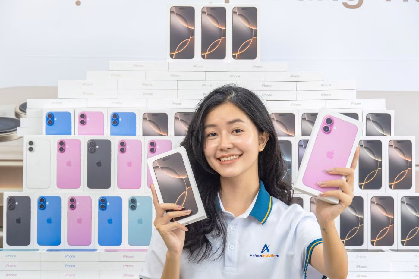 iPhone 16 Series VN/A đang có sẵn nhiều hàng tại AShop Mobile