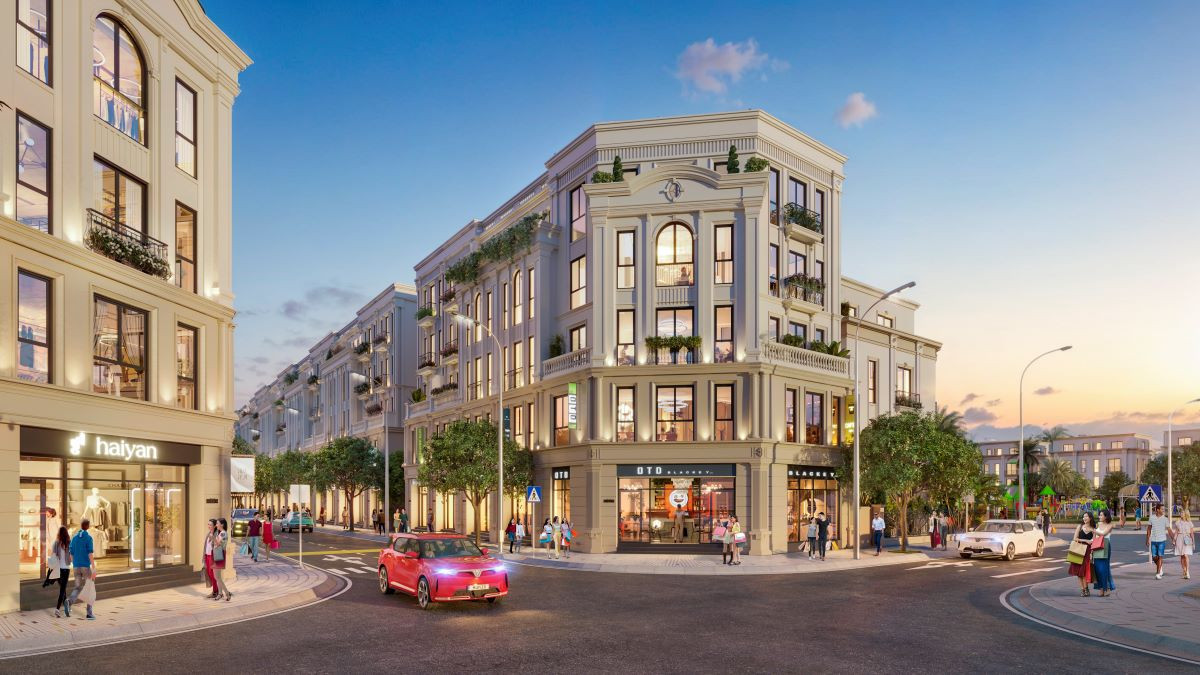 Nhà phố Tinh Hoa có diện tích và công năng đa dạng, phù hợp với nhiều loại hình kinh doanh