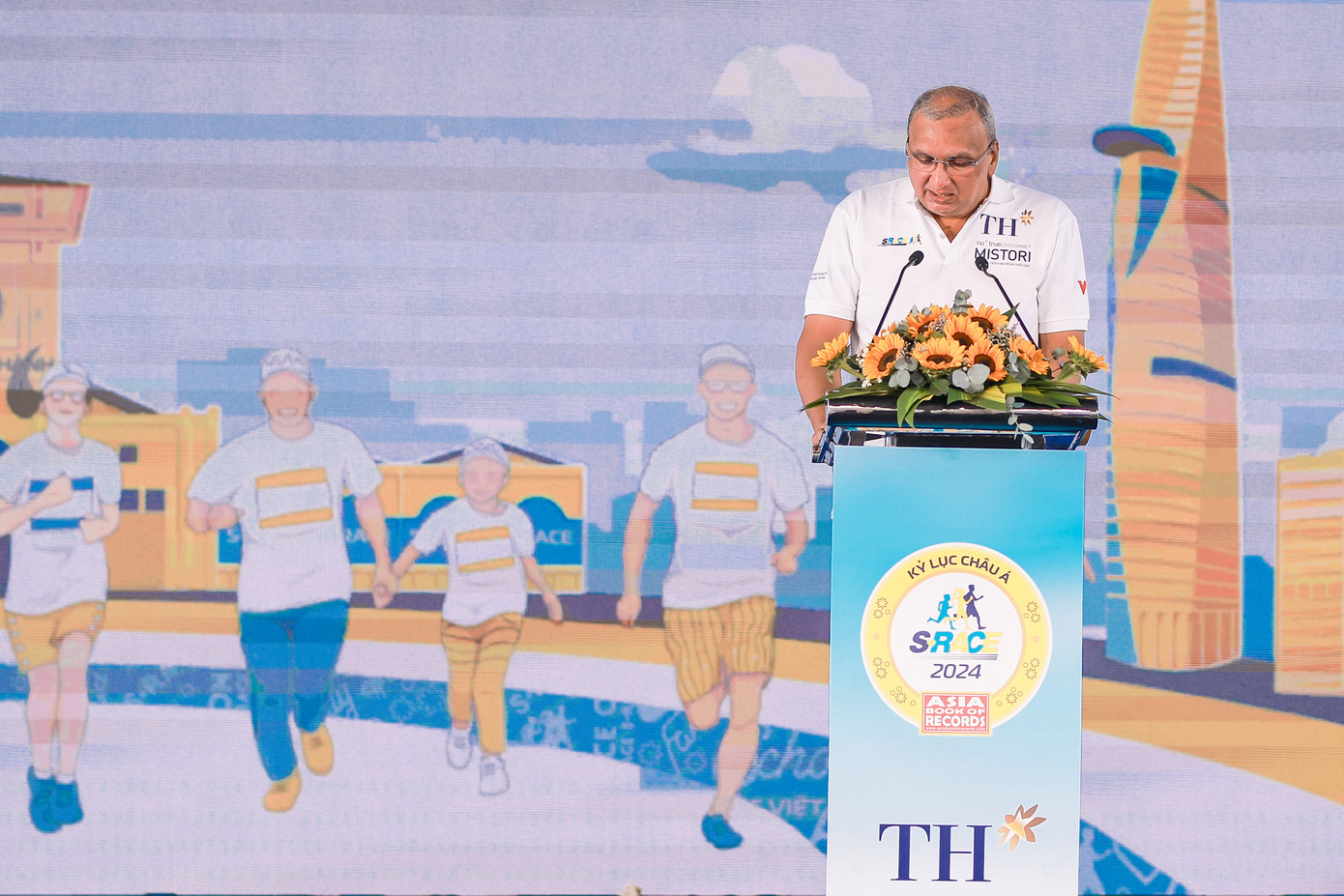 Ông Vijay Kumar Pandey – Đại diện Ban lãnh đạo Tập đoàn TH phát biểu tại sự kiện