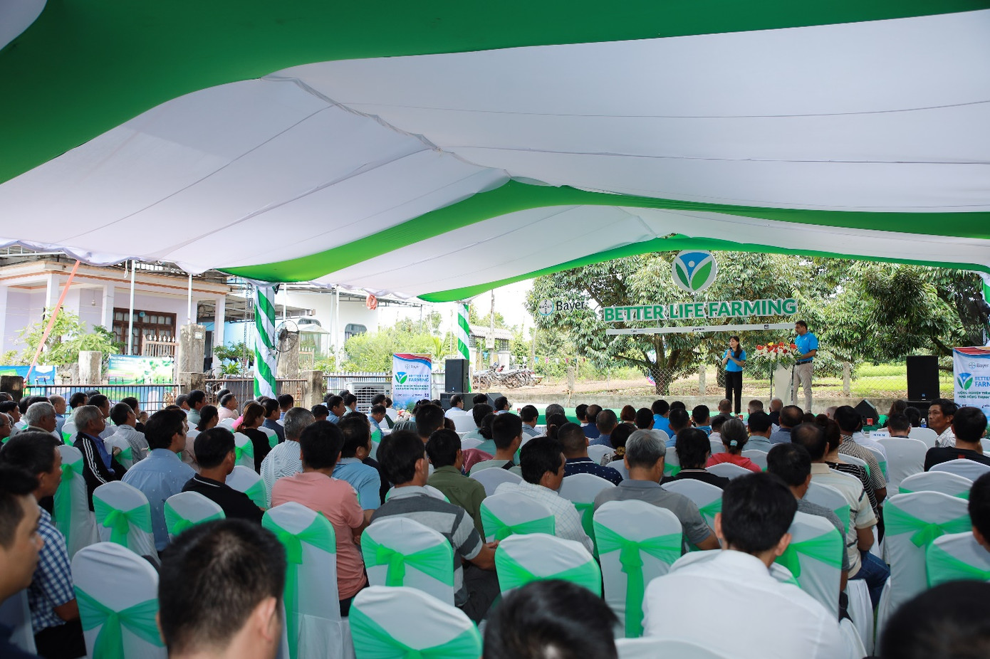 Lễ ra mắt dự án Better Life Farming - Nông nghiệp Tiên phong, Nhà nông Thịnh vượng. Ảnh: Huỳnh Thuỷ.