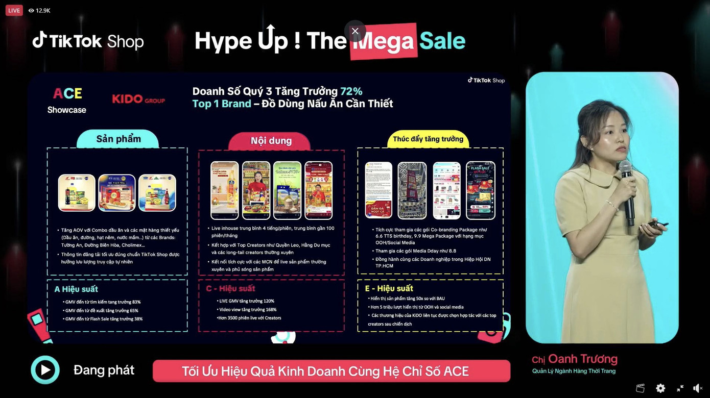 KIDO ghi nhận mức tăng trưởng doanh số ấn tượng trong mùa siêu mua sắm KIDO ghi nhận mức tăng trưởng doanh số ấn tượng trong mùa siêu mua sắm