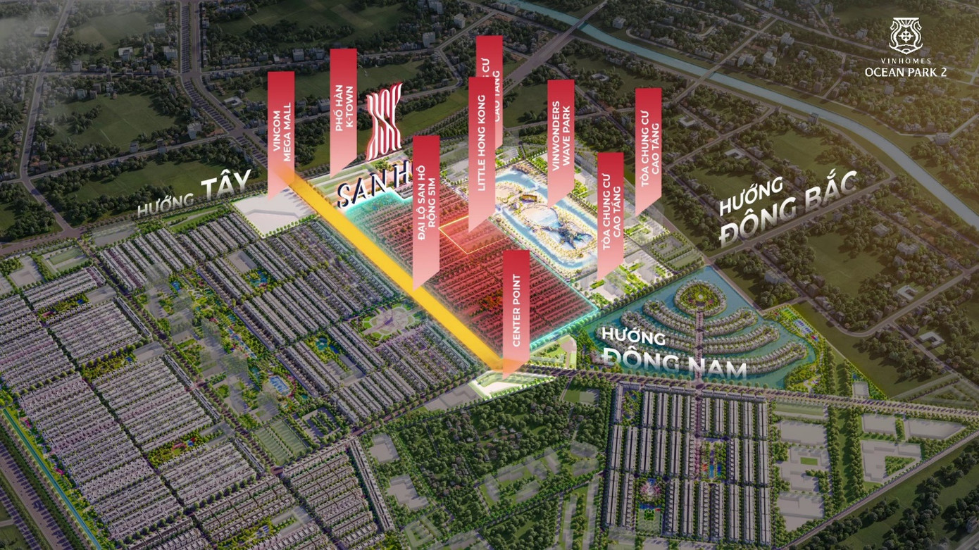 Vị trí kề cận hàng loạt đại tiện ích giúp phân khu San Hô đón trọn nguồn khách hàng khủng
