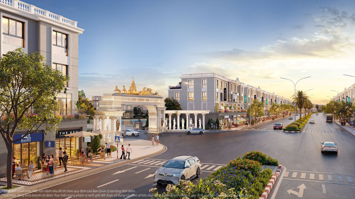 Vẻ đẹp vương quyền của cổng chào dẫn vào phân khu Hoàng Gia Vẻ đẹp vương quyền của cổng chào dẫn vào phân khu Hoàng Gia