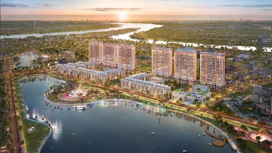 Khai Sơn City được bao quanh bởi cây xanh, hồ nước, 2 dòng sông Hồng và sông Đuống mang lại không gian sống yên bình, giao hòa với tự nhiên. Khai Sơn City được bao quanh bởi cây xanh, hồ nước, 2 dòng sông Hồng và sông Đuống mang lại không gian sống yên bình, giao hòa với tự nhiên.