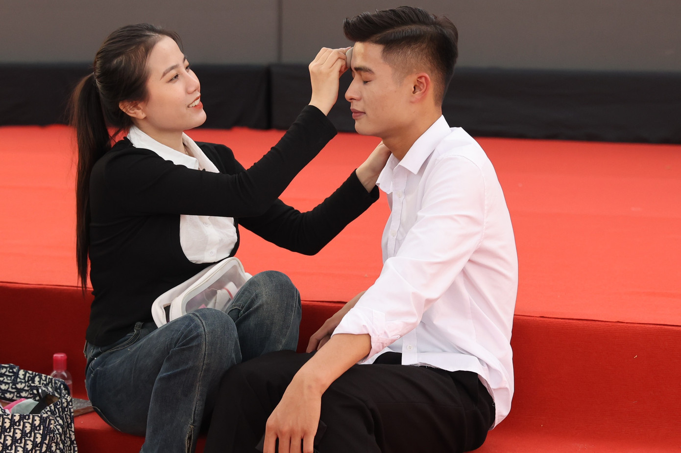 Nhiều tiết mục văn nghệ được tập dượt kỹ lưỡng