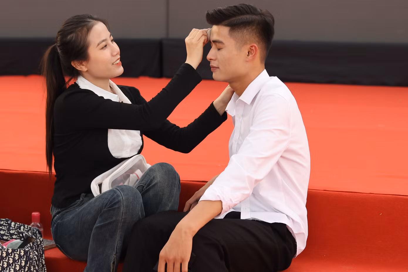 Nhiều tiết mục văn nghệ được tập dượt kỹ lưỡng