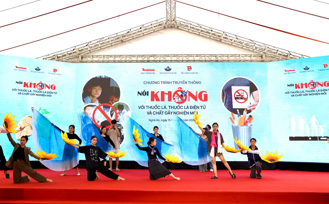 'Nói không với thuốc lá, thuốc lá điện tử và chất gây nghiện mới' ảnh 1