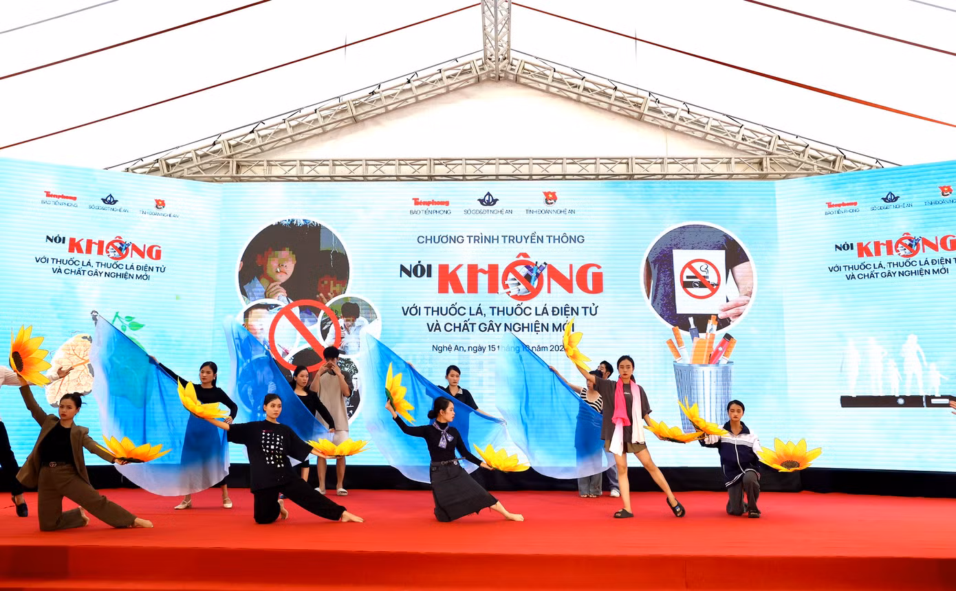 'Nói không với thuốc lá, thuốc lá điện tử và chất gây nghiện mới' ảnh 1