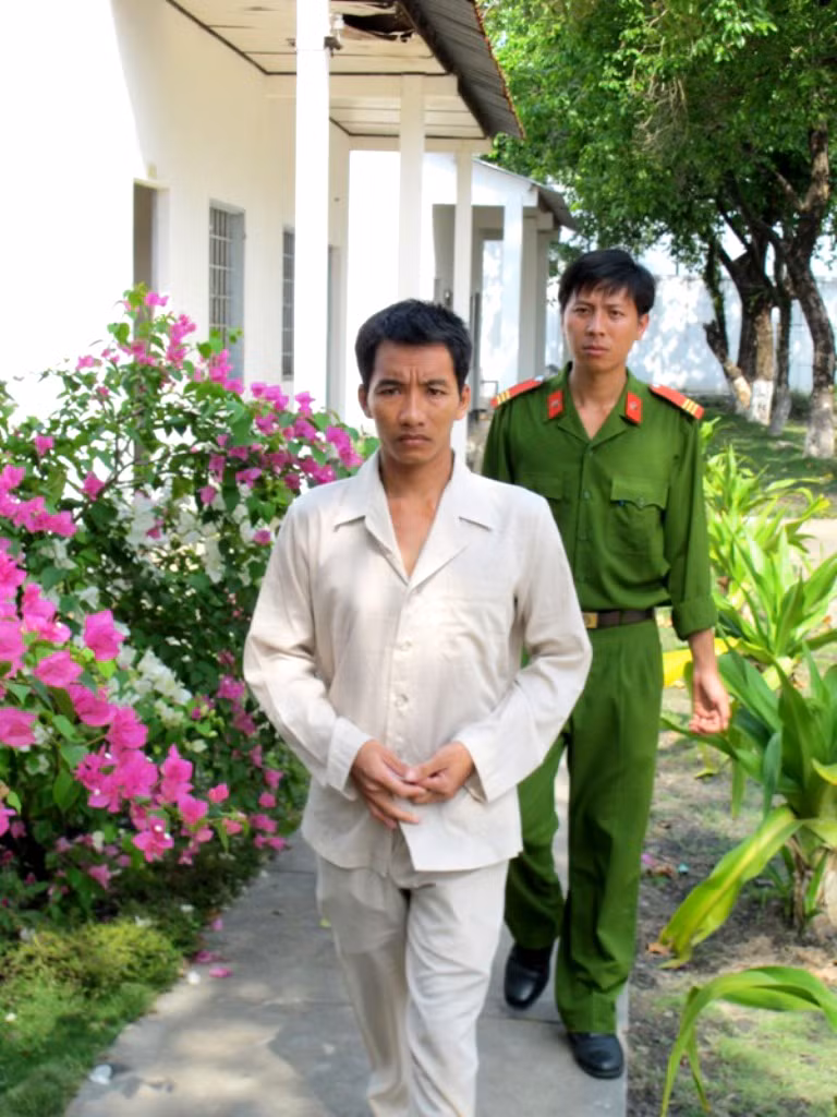 Đối tượng Nguyễn Văn Dương tại trại giam Công an tỉnh Kiên Giang