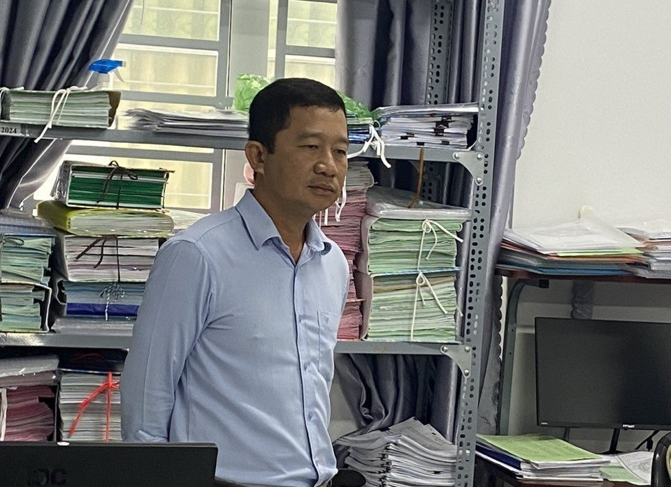 Dương Tấn Thiện thời điểm bị bắt.