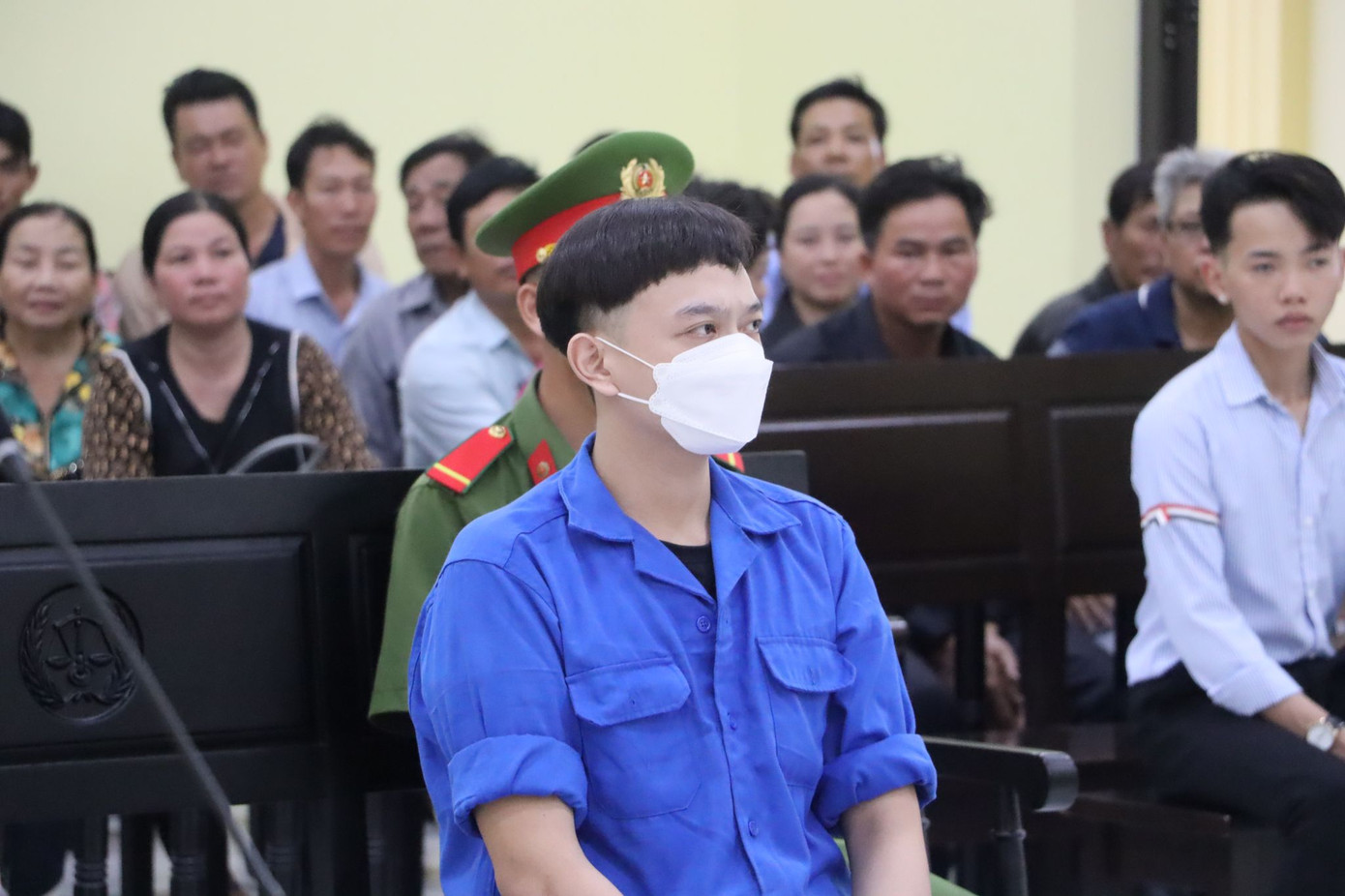 Bùi Vũ Khoa tại phiên tòa sơ thẩm.