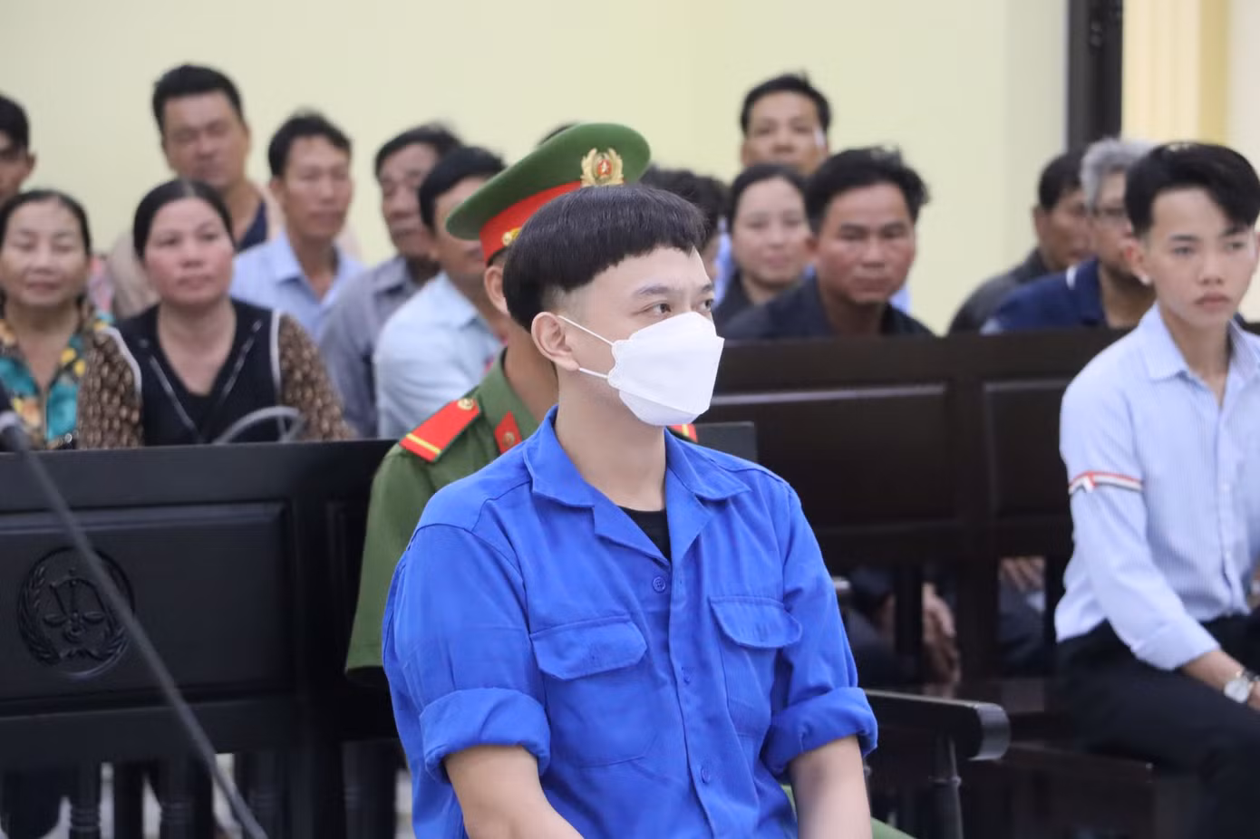 Bùi Vũ Khoa tại phiên tòa sơ thẩm.