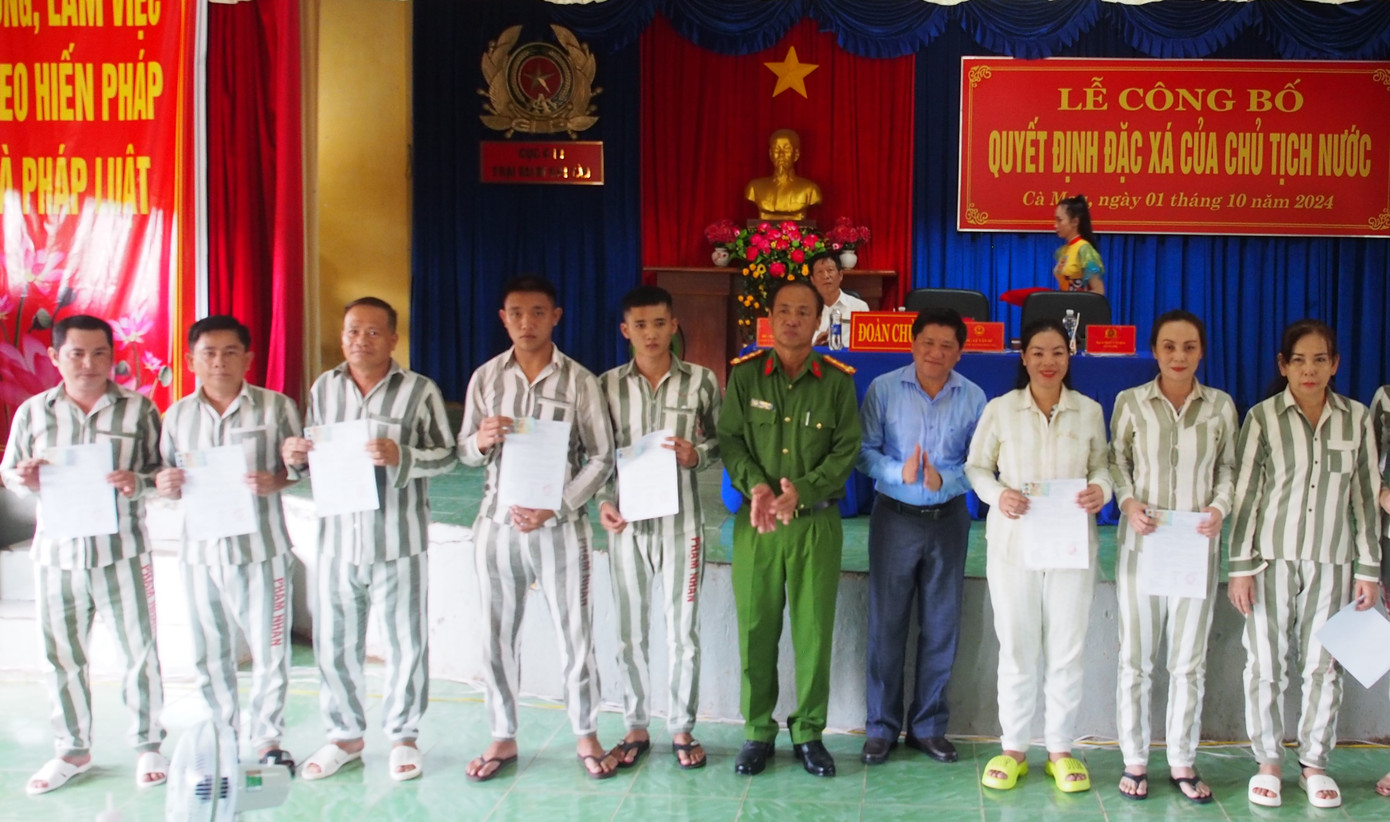 Trại giam Cái Tàu có 35 phạm nhân được đặc xá. Ảnh: Hoàng Giang. Trại giam Cái Tàu có 35 phạm nhân được đặc xá. Ảnh: Hoàng Giang.