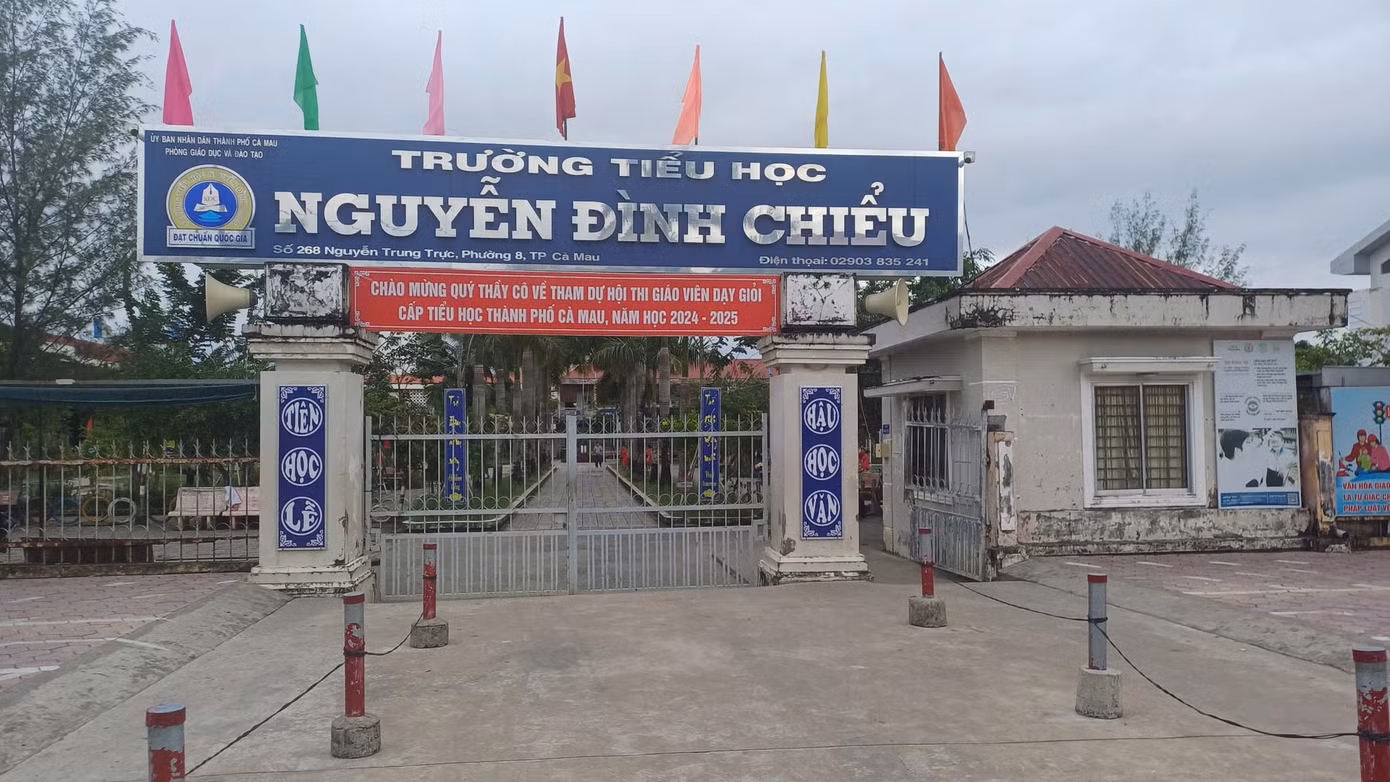 Trường tiểu học Nguyễn Đình Chiểu (phường 8, TP. Cà Mau). Trường tiểu học Nguyễn Đình Chiểu (phường 8, TP. Cà Mau).